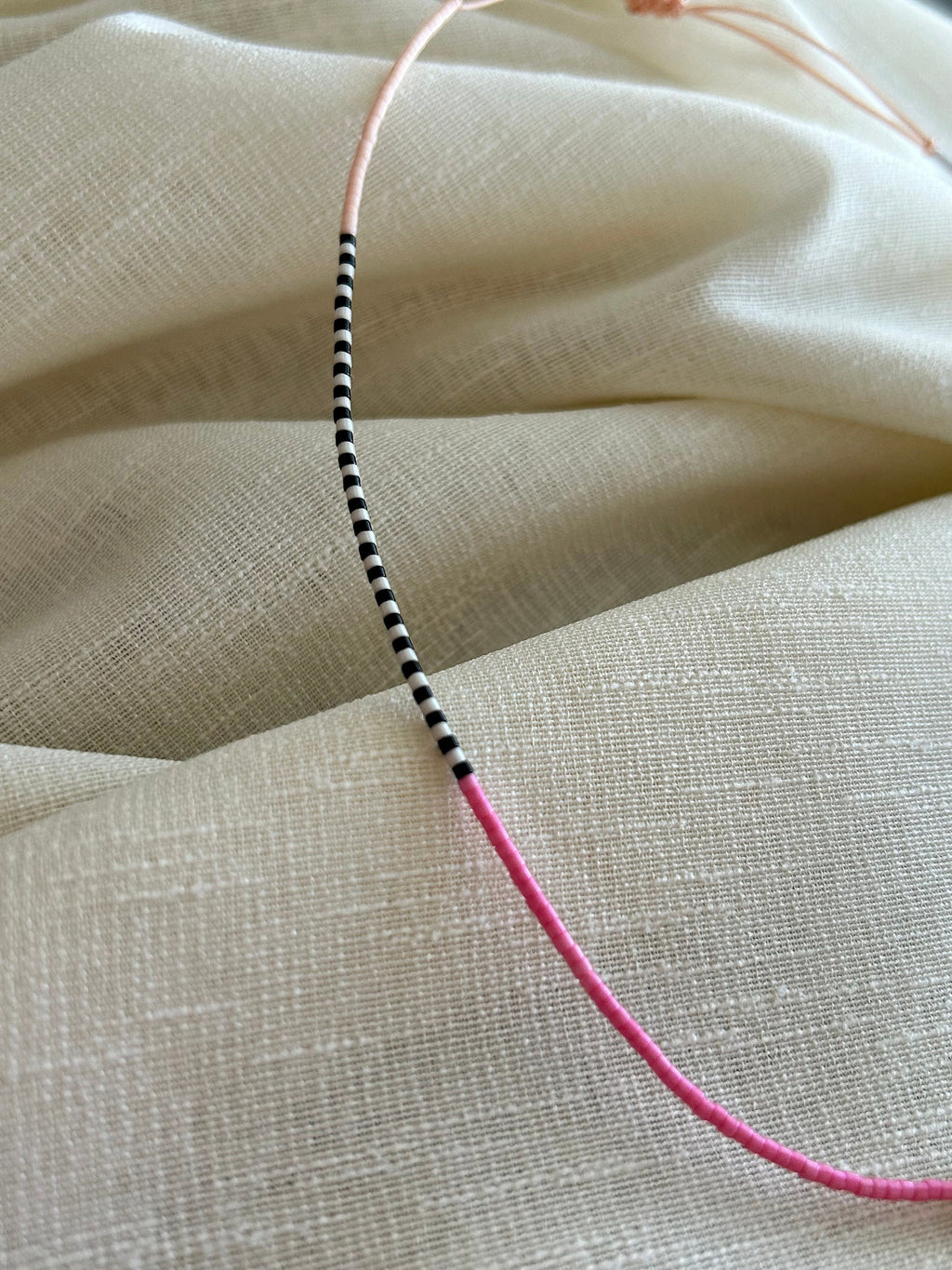 Miyuki necklace with a cultured pearl — Koï Design handmade necklace, photo 4