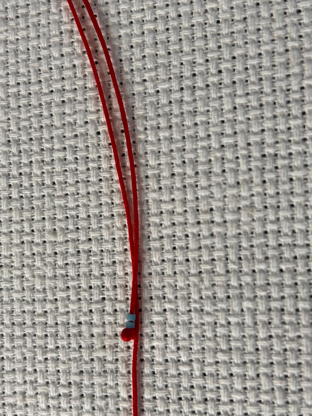 Red string sterling silver kabbalah necklace — Koï Design handmade necklace, photo 8