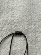 Green Miyuki and striped glass necklace — Koï Design handmade necklace, photo 8