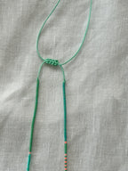 Multicolour Miyuki necklace with an evil eye — Koï Design handmade necklace, photo 7