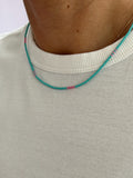 Mint green Miyuki necklace — Koï Design handmade necklace, photo 1