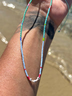 Rainbow Miyuki summer necklace — Koï Design handmade necklace, photo 2