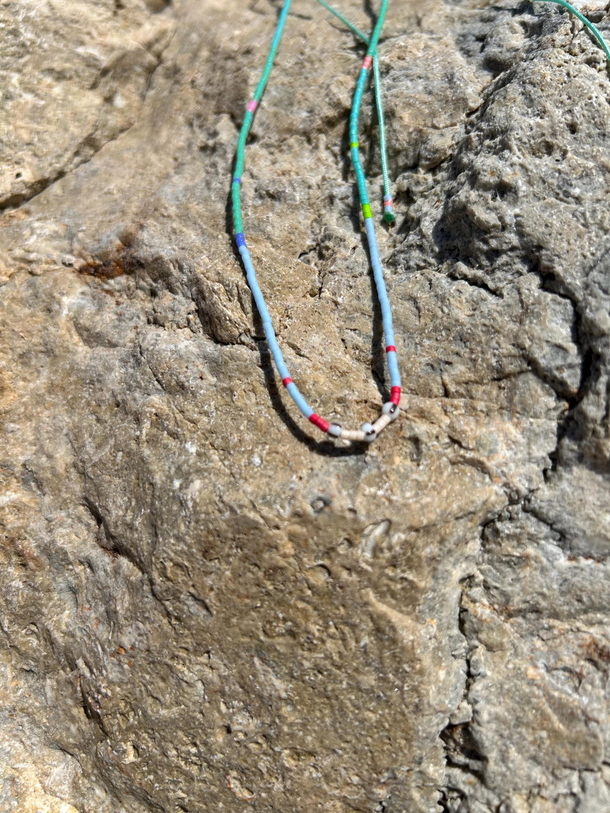 Rainbow Miyuki summer necklace — Koï Design handmade necklace, photo 9