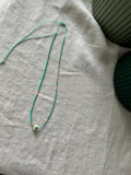 Multicolour Miyuki necklace with an evil eye — Koï Design handmade necklace, photo 1