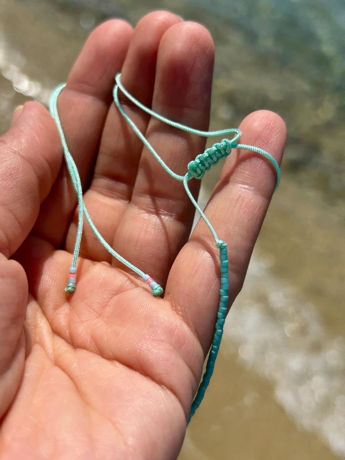 Rainbow Miyuki summer necklace — Koï Design handmade necklace, photo 4