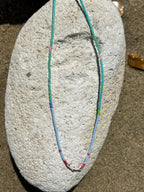 Rainbow Miyuki summer necklace — Koï Design handmade necklace, photo 1
