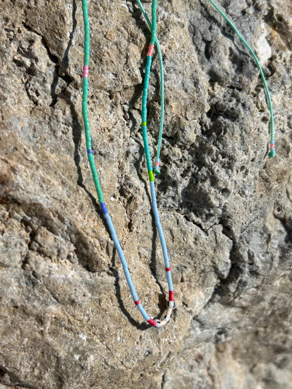 Rainbow Miyuki summer necklace — Koï Design handmade necklace, photo 7