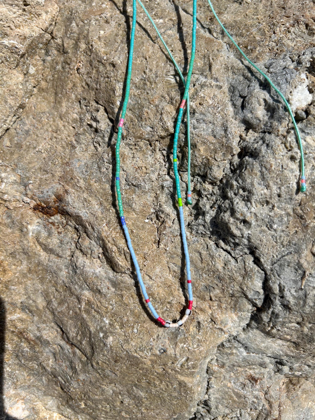 Rainbow Miyuki summer necklace — Koï Design handmade necklace, photo 10