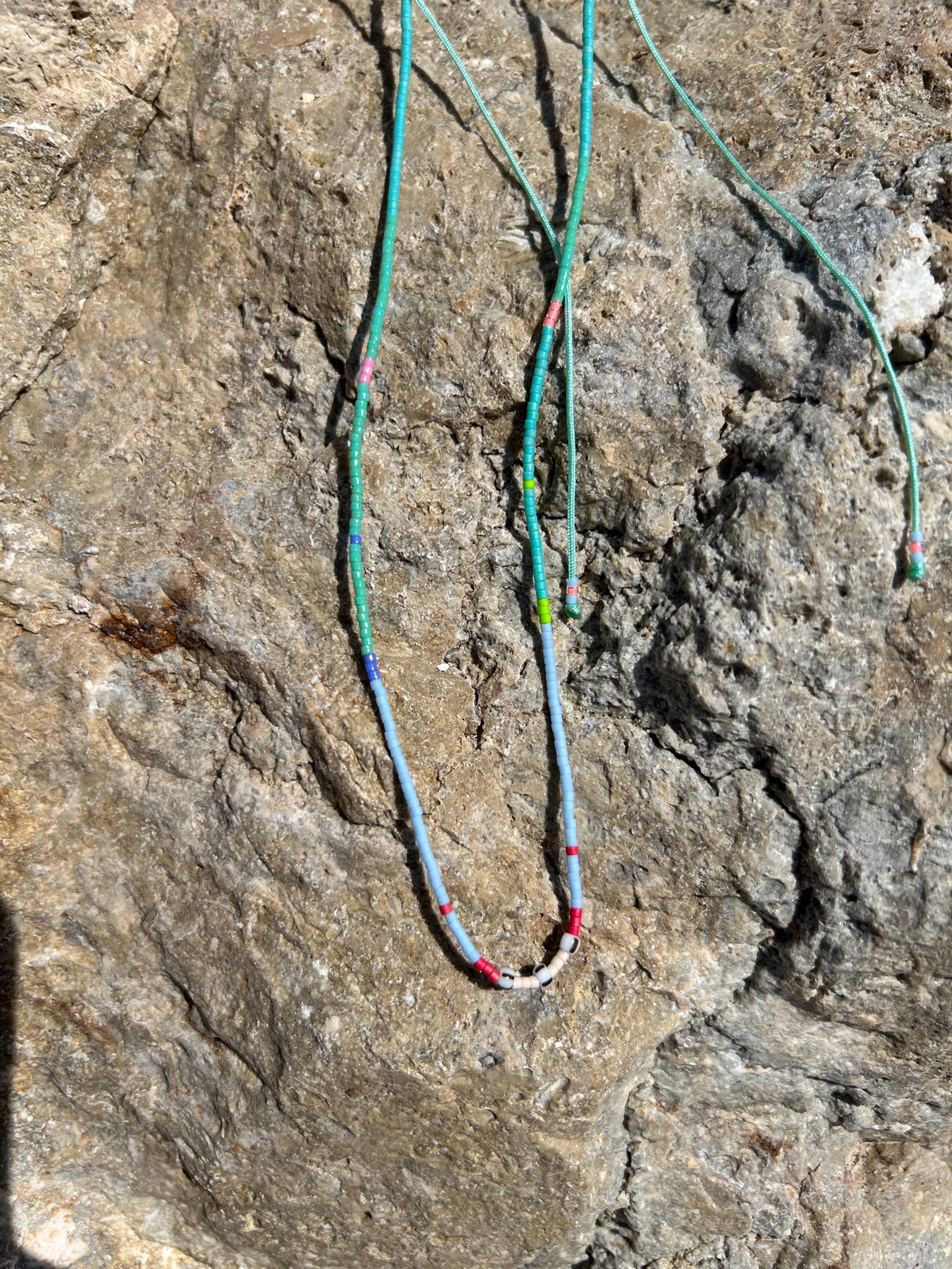 Rainbow Miyuki summer necklace — Koï Design handmade necklace, photo 10