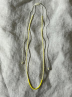 Butter yellow Miyuki necklace — Koï Design handmade necklace, photo 4