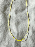 Butter yellow Miyuki necklace — Koï Design handmade necklace, photo 3