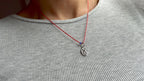 Silver fish on a red string — Koï Design handmade necklace, photo 10