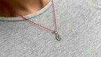 Silver fish on a red string — Koï Design handmade necklace, photo 7