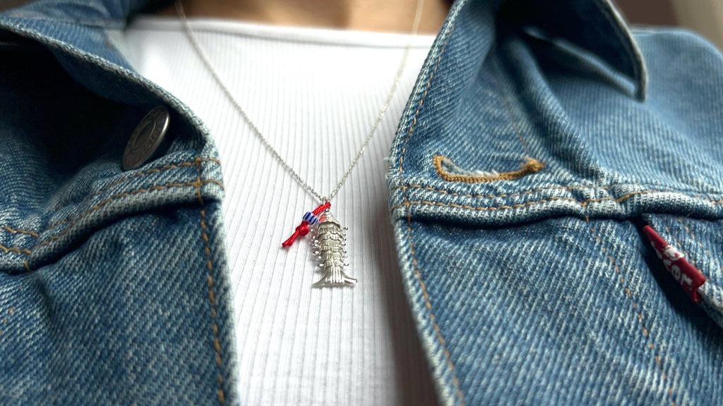 Moveable 3D sterling silver koi — Koï Design handmade necklace, photo 5